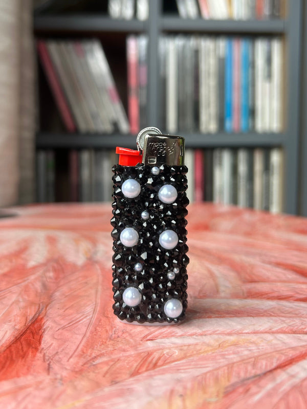 Black Pearl Mini BIC Lighter