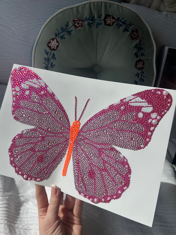 Pink Butterfly PRE DONE PRINT