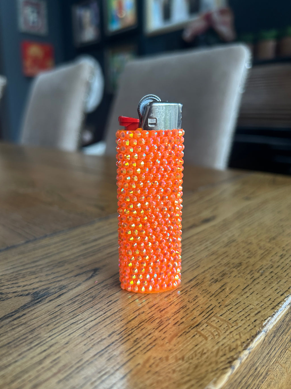Orange BIC Lighter