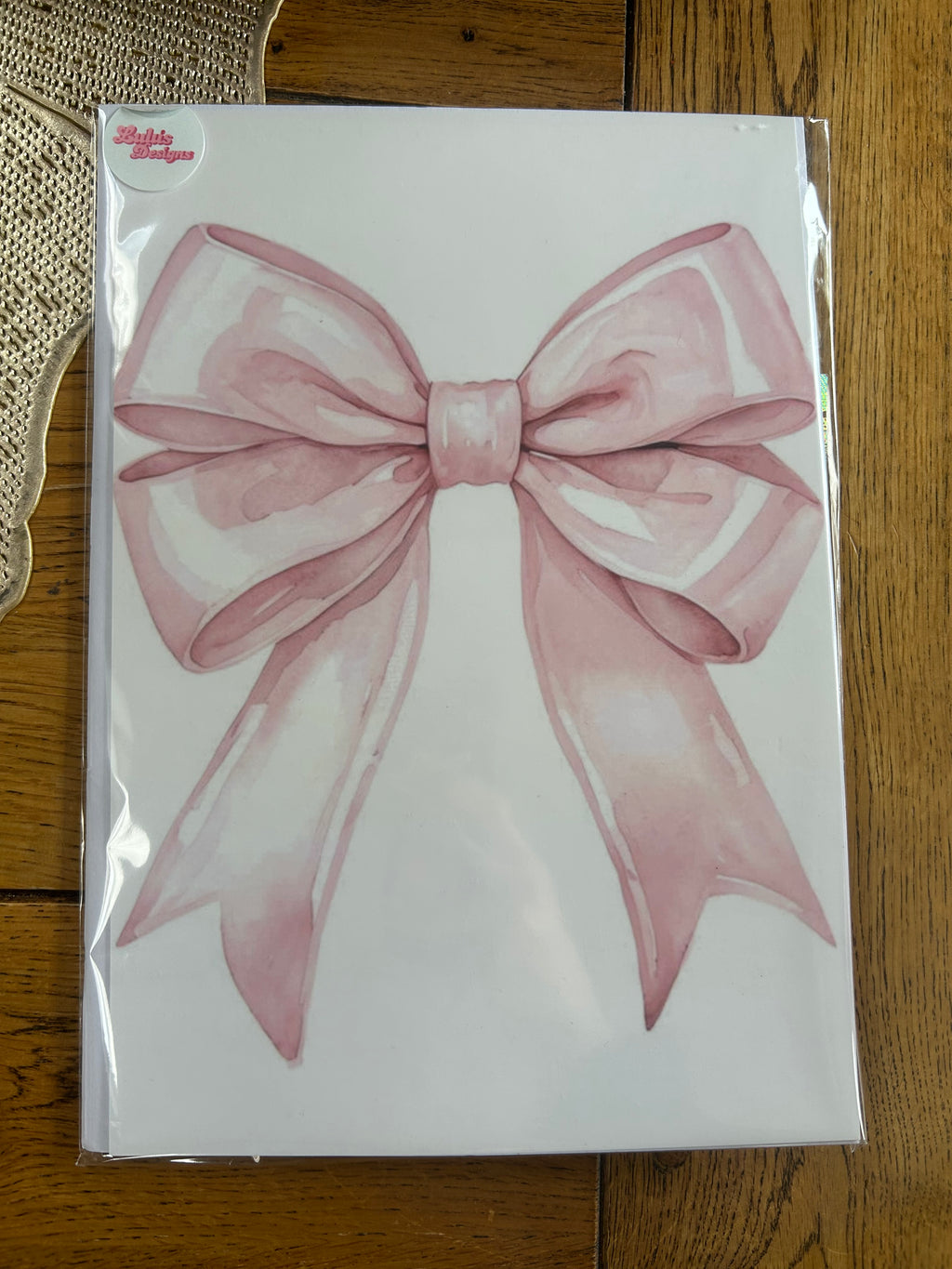Pink Bow Poster KIT
