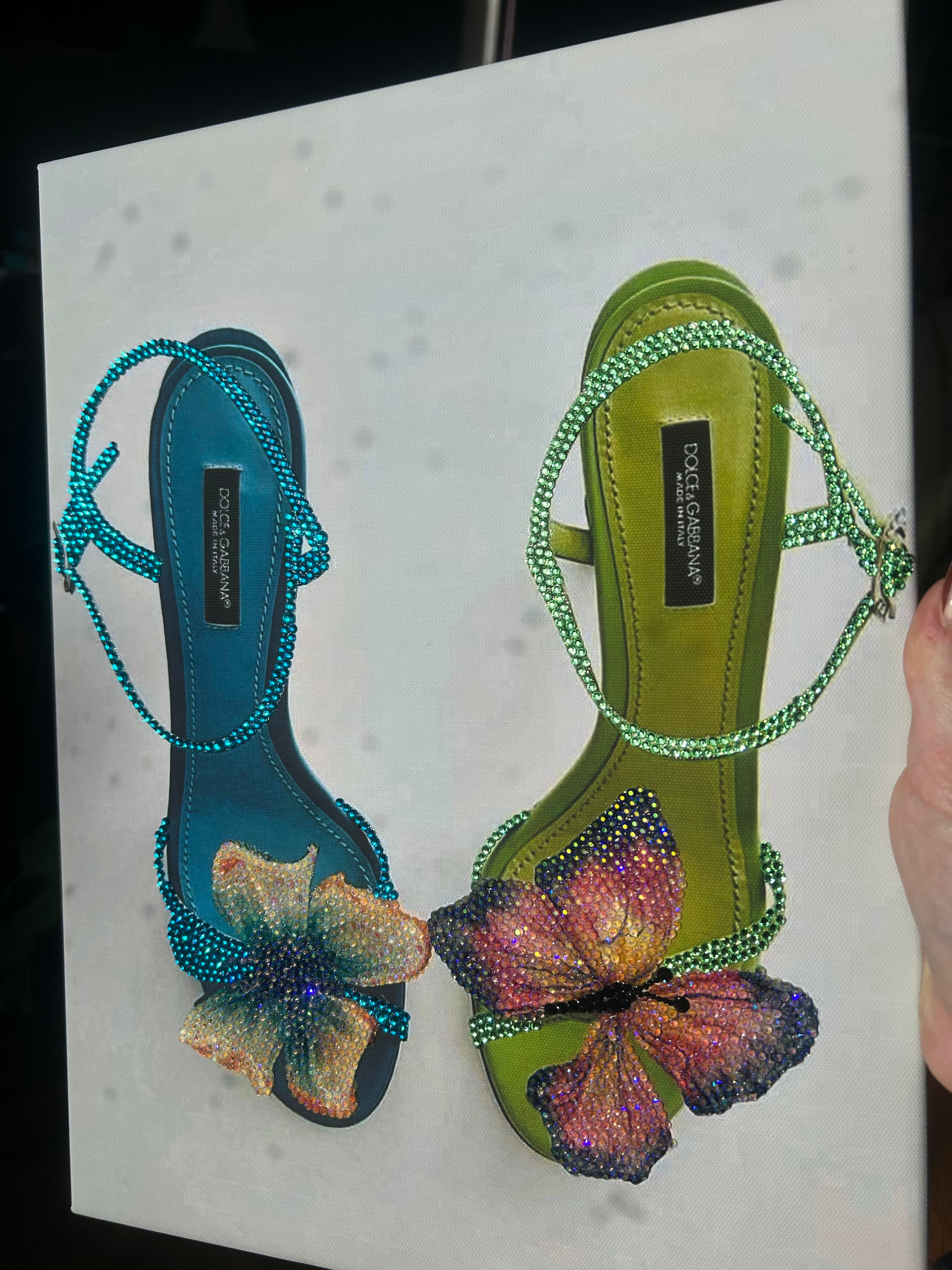 Green and Blue Heels PRE DONE