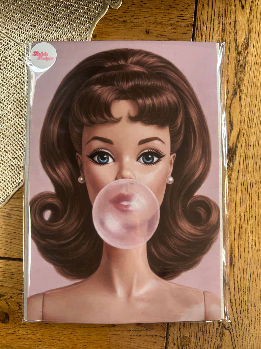 Brown hair Barbie Poster KIT