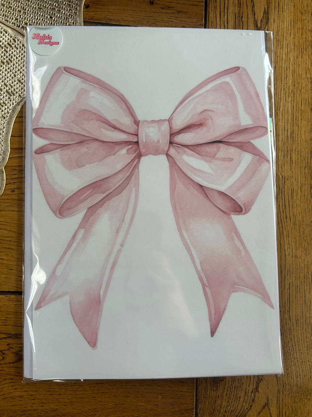 Pink Bow Poster KIT