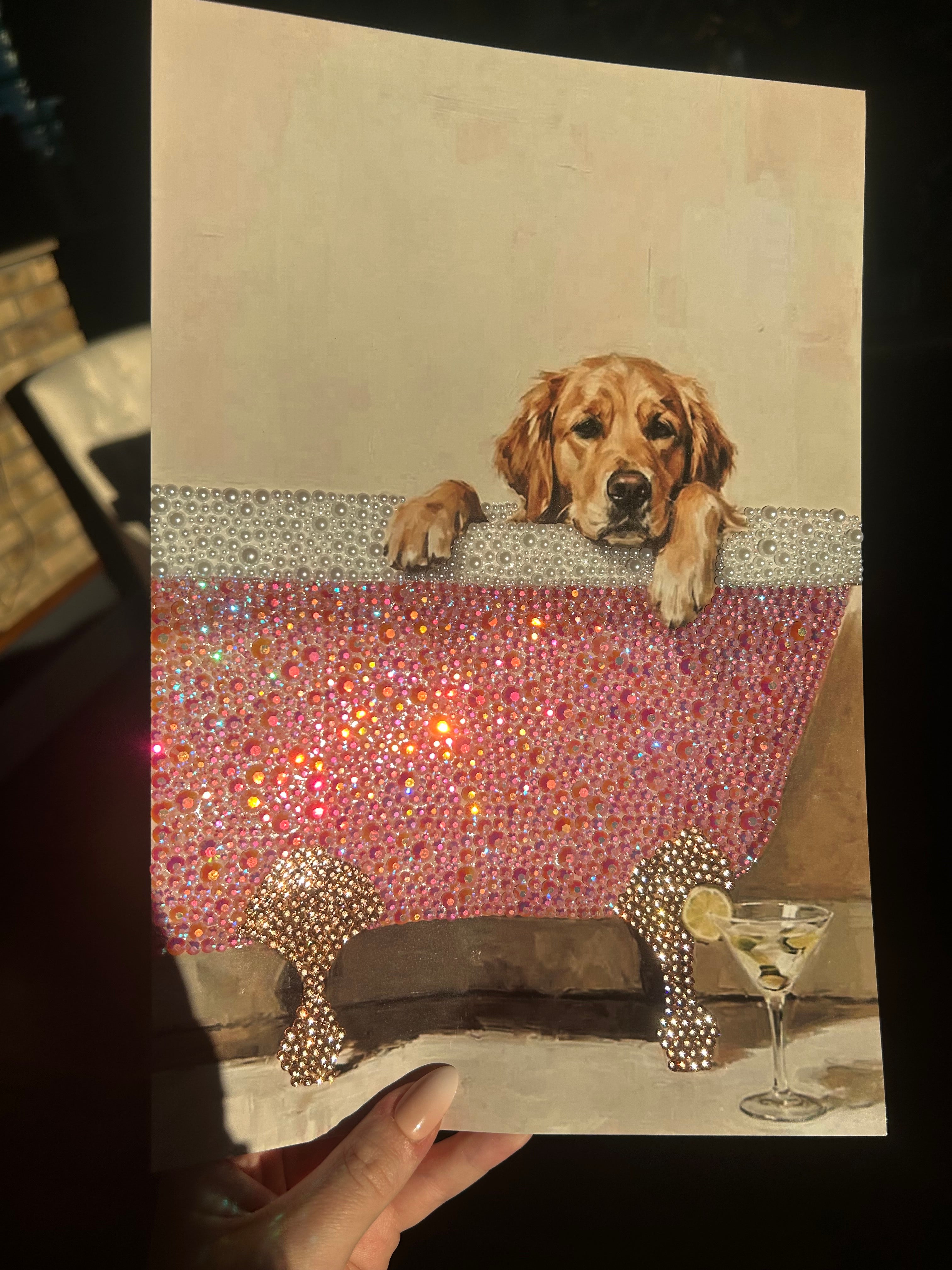 Dog in bath PRE DONE