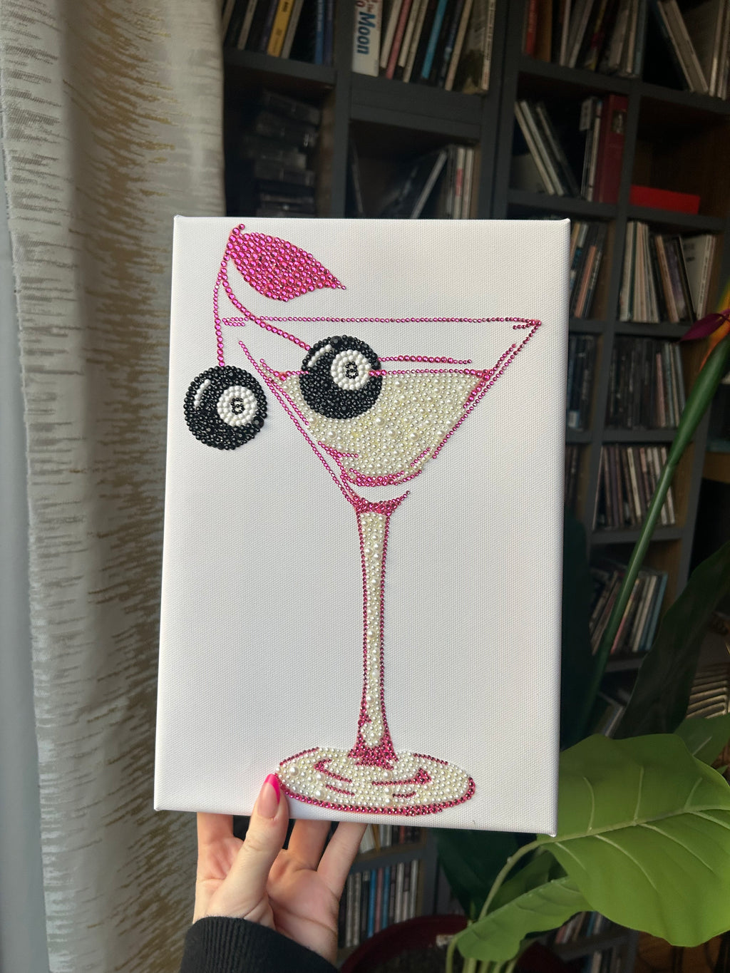 Pink 8 Ball Martini PRE DONE