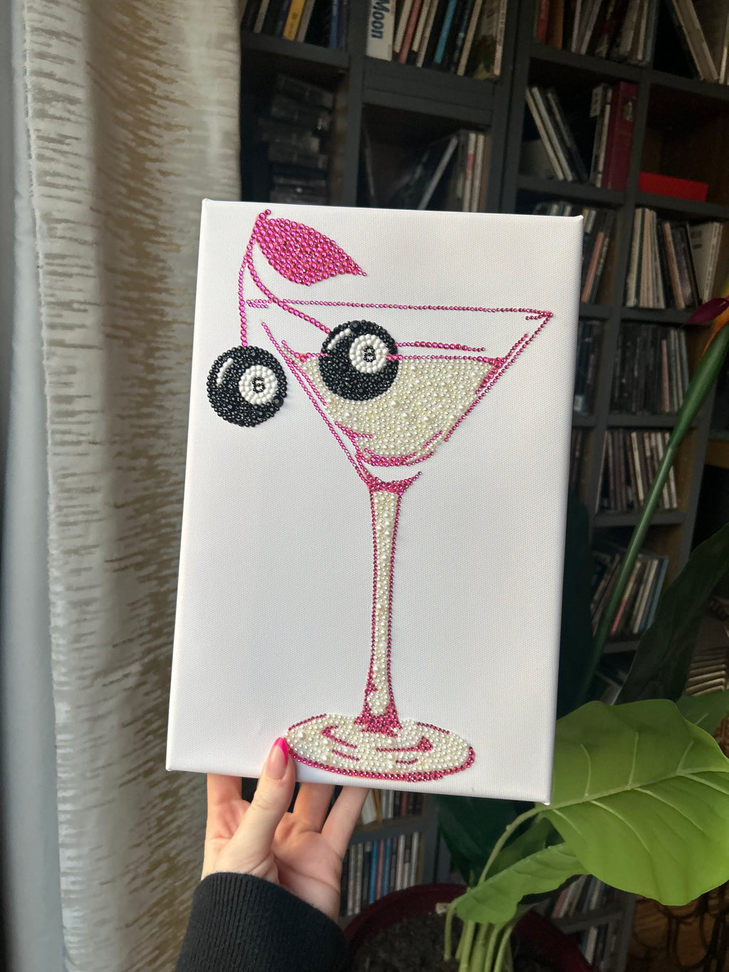 Pink 8 Ball Martini PRE DONE