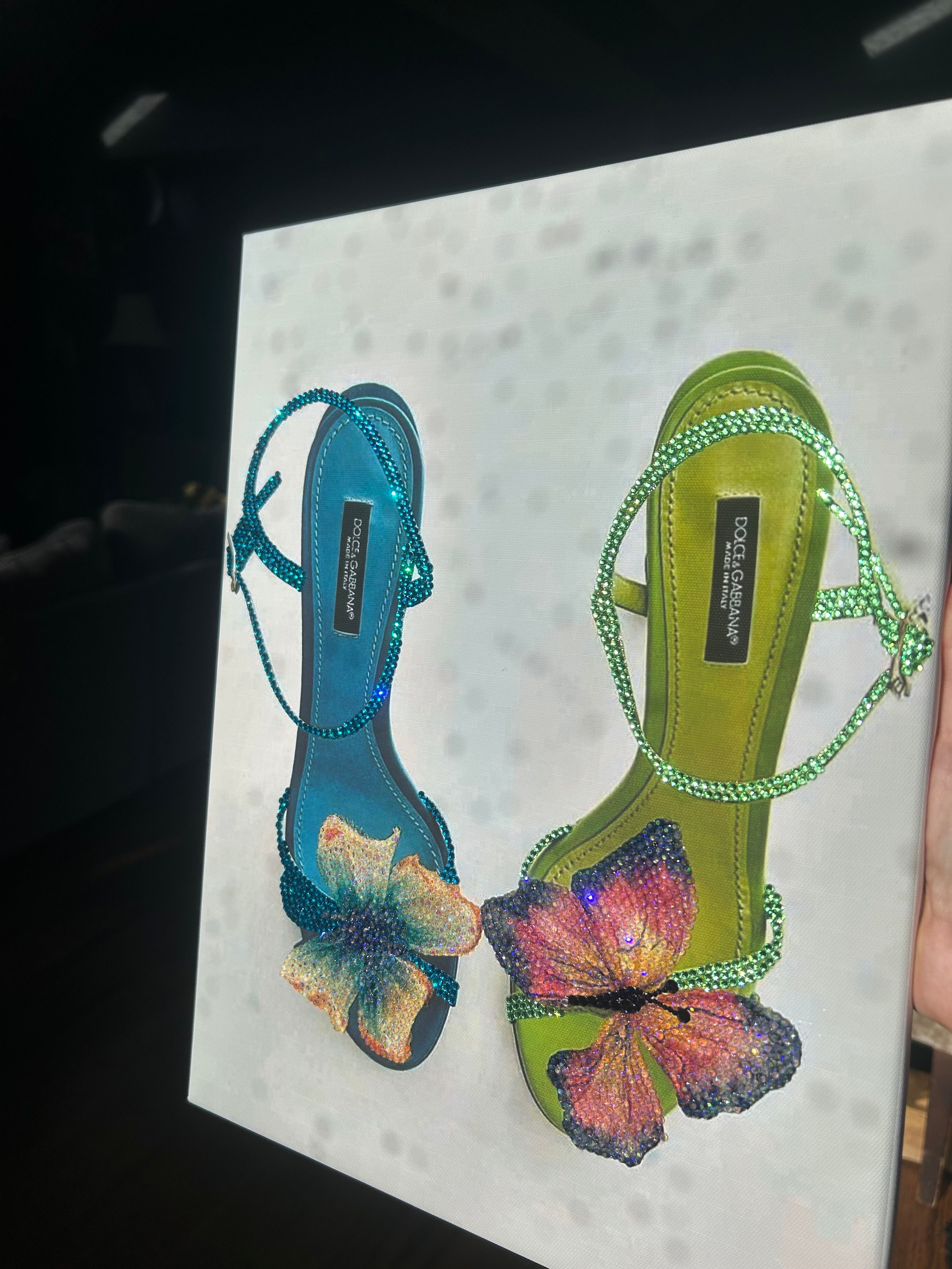 Green and Blue Heels PRE DONE