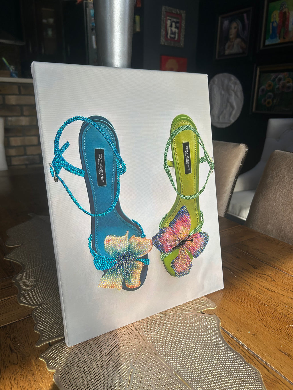 Green and Blue Heels PRE DONE