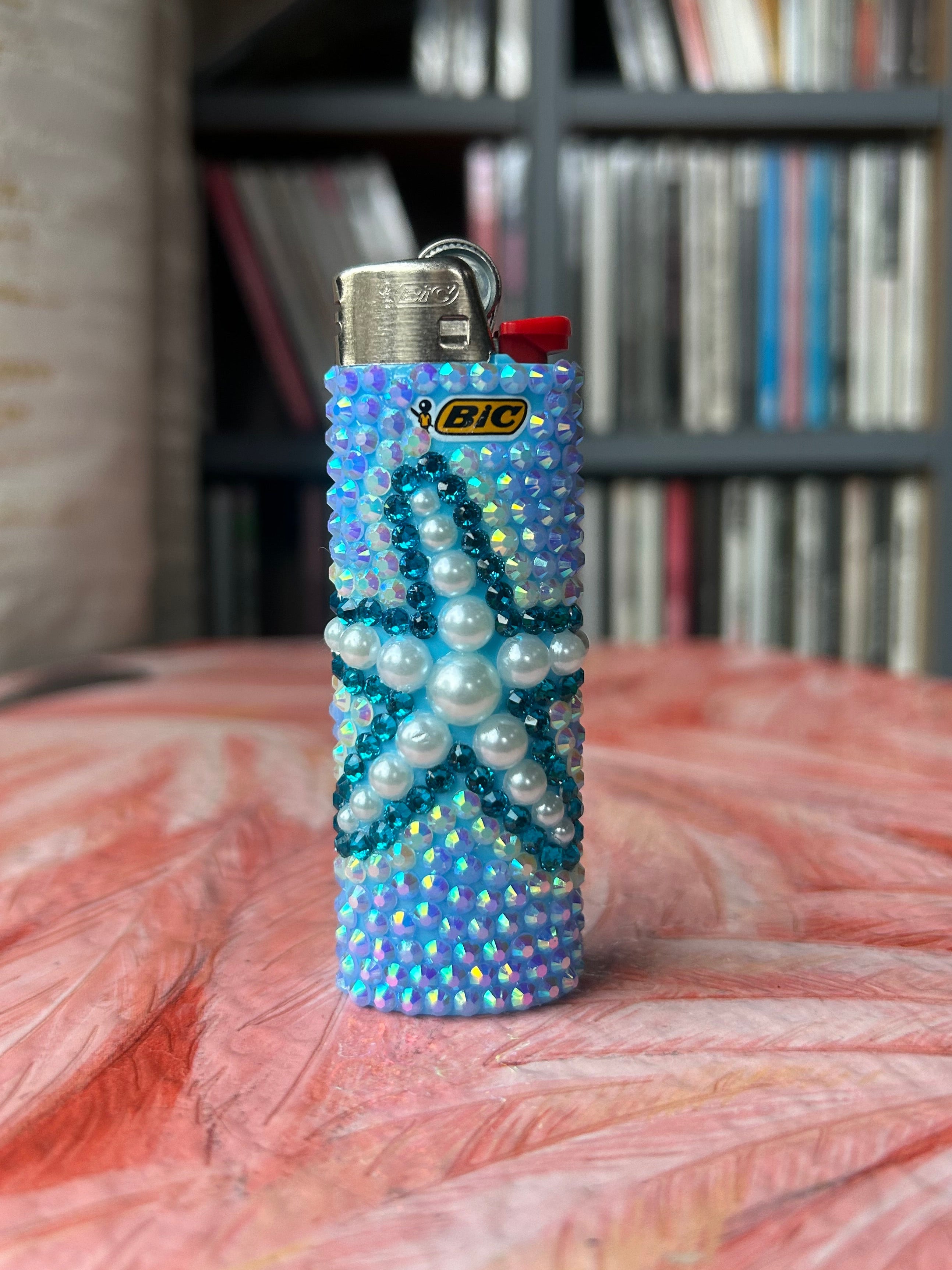 Blue Starfish BIC Lighter