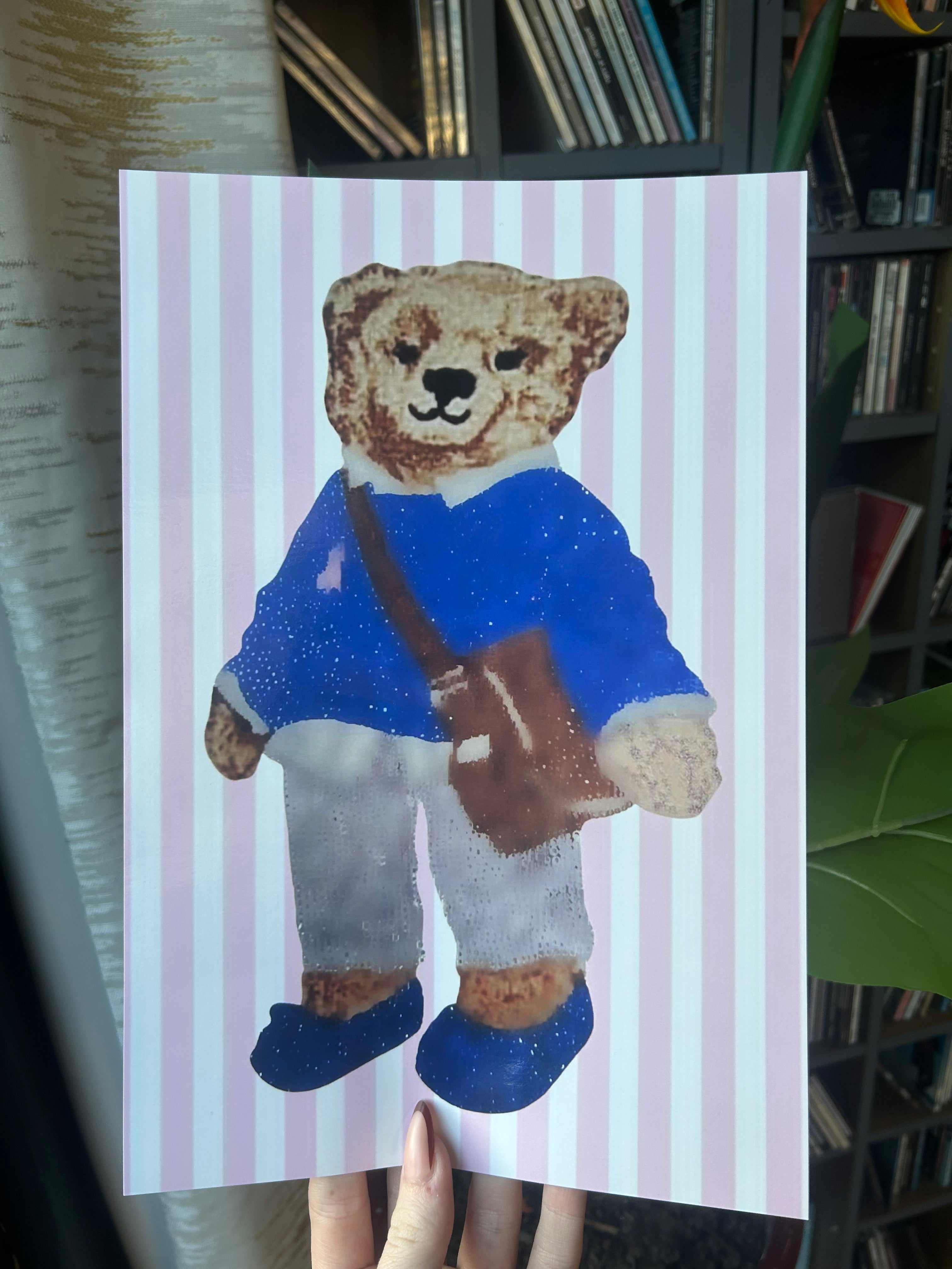 Polo Bear with Pink Stripes Kit