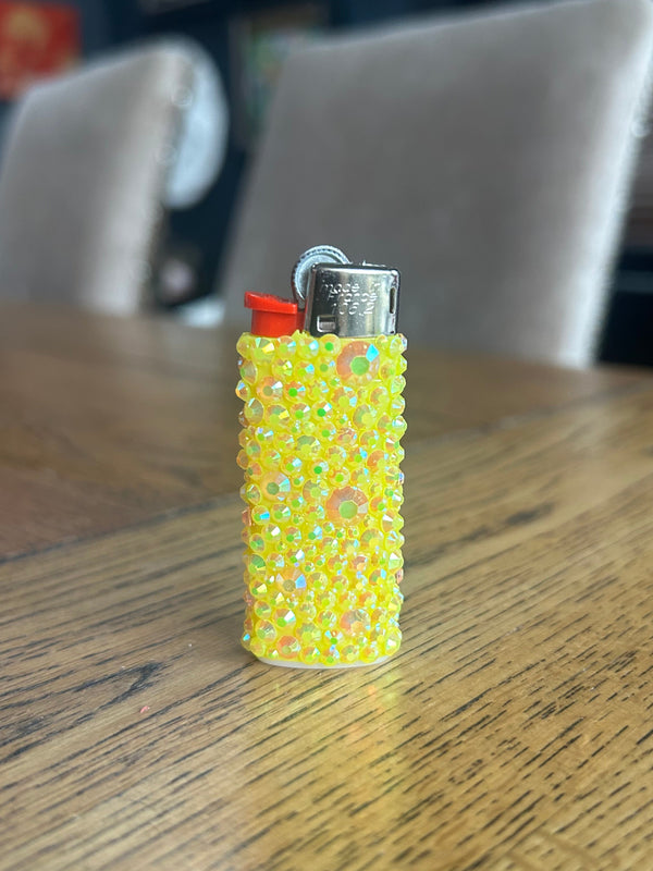 Yellow Mini BIC Lighter