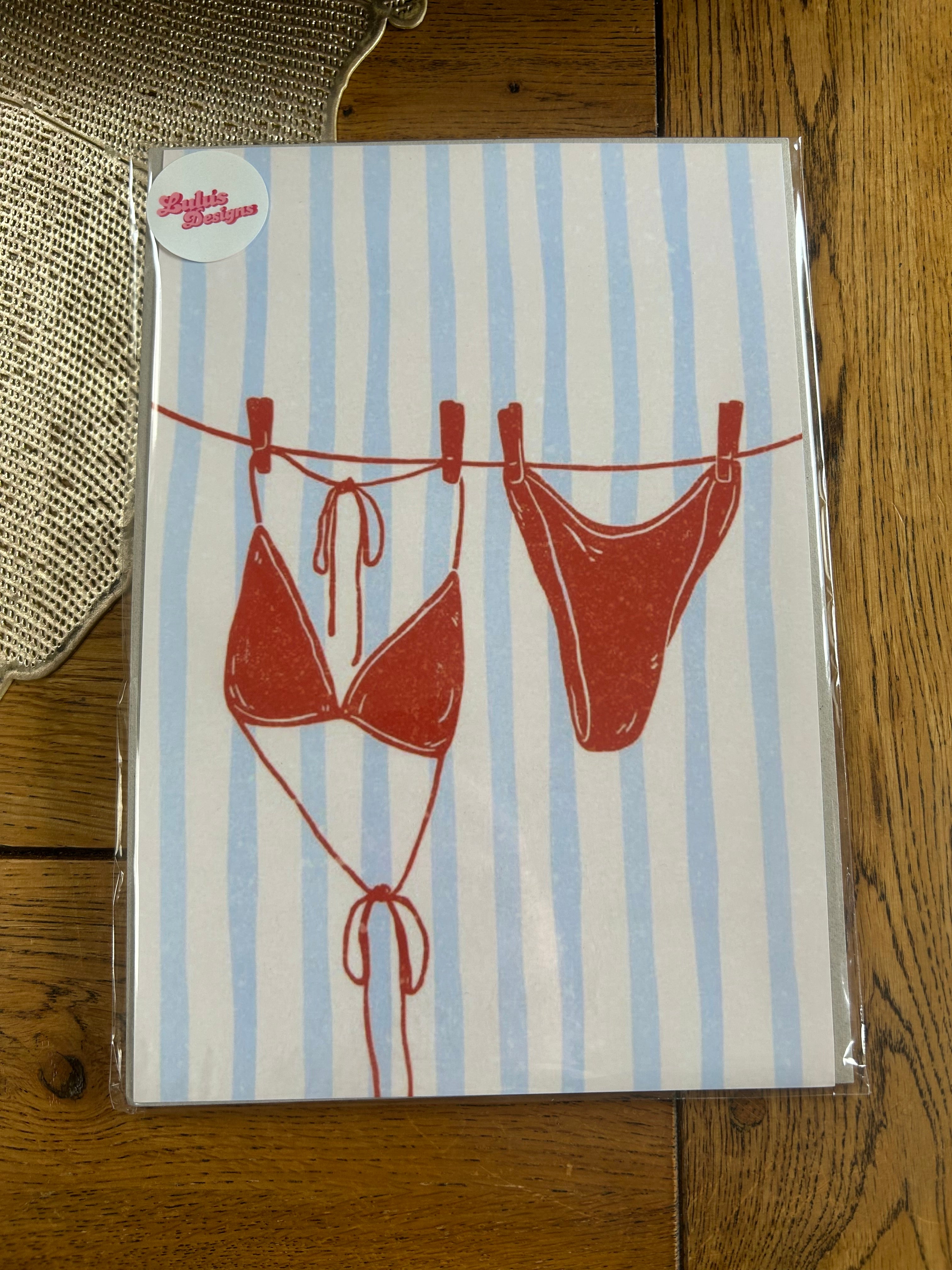 Red Bikini Poster KIT