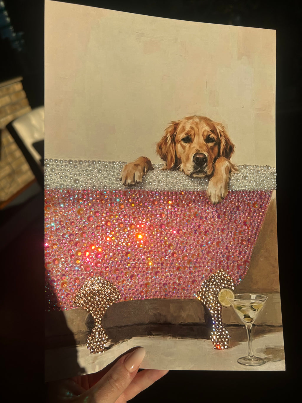 Dog in bath PRE DONE