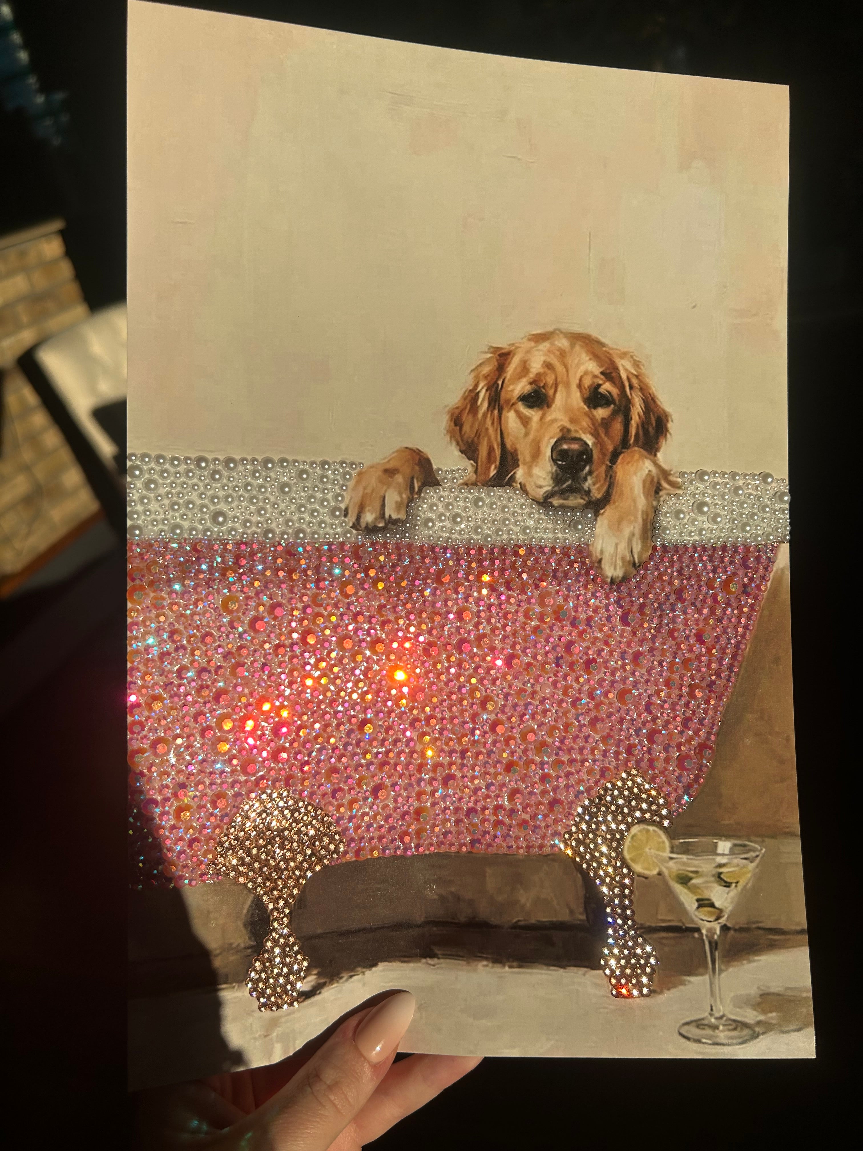 Dog in bath PRE DONE
