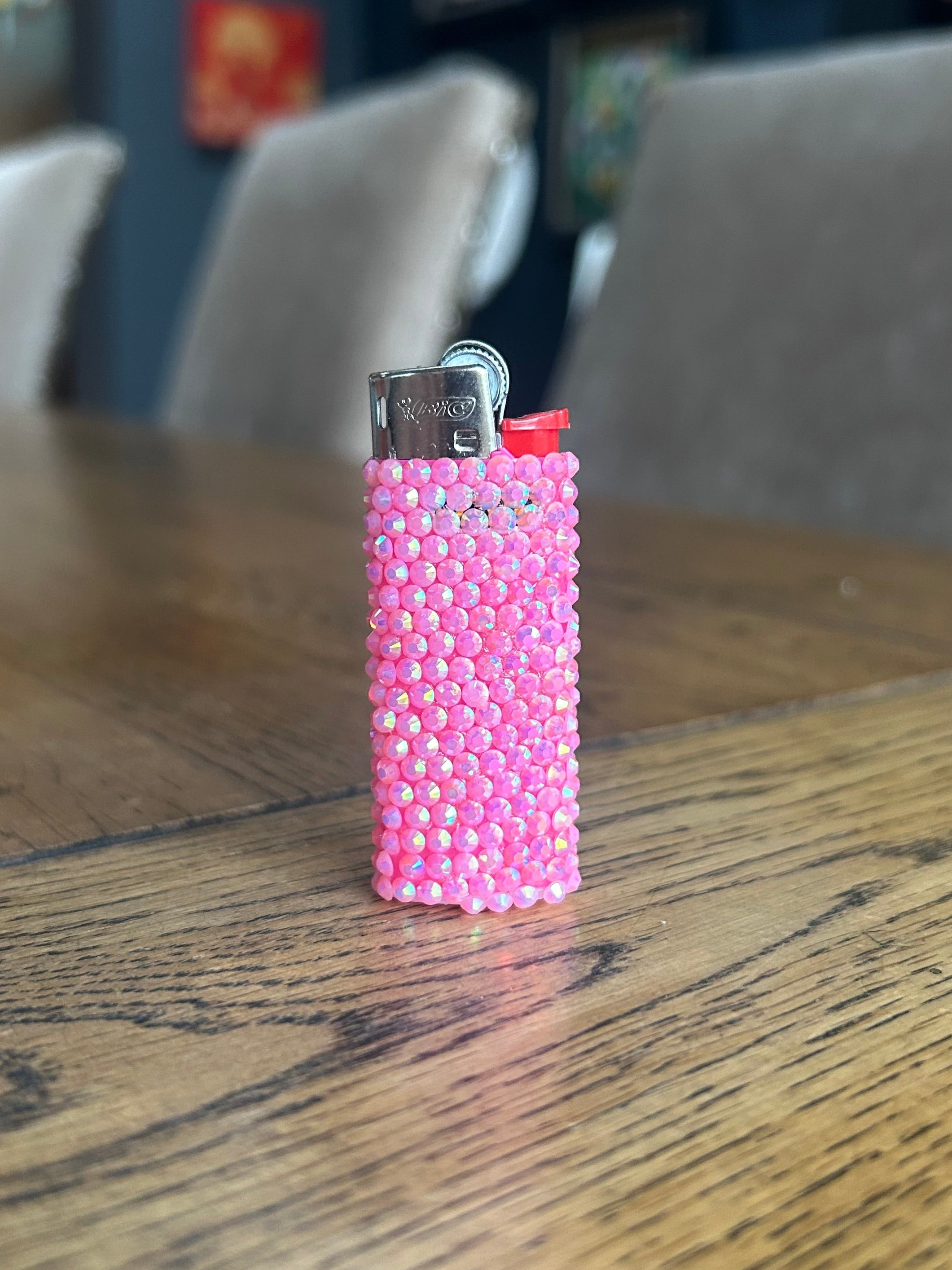 Pink BIC Mini Lighter