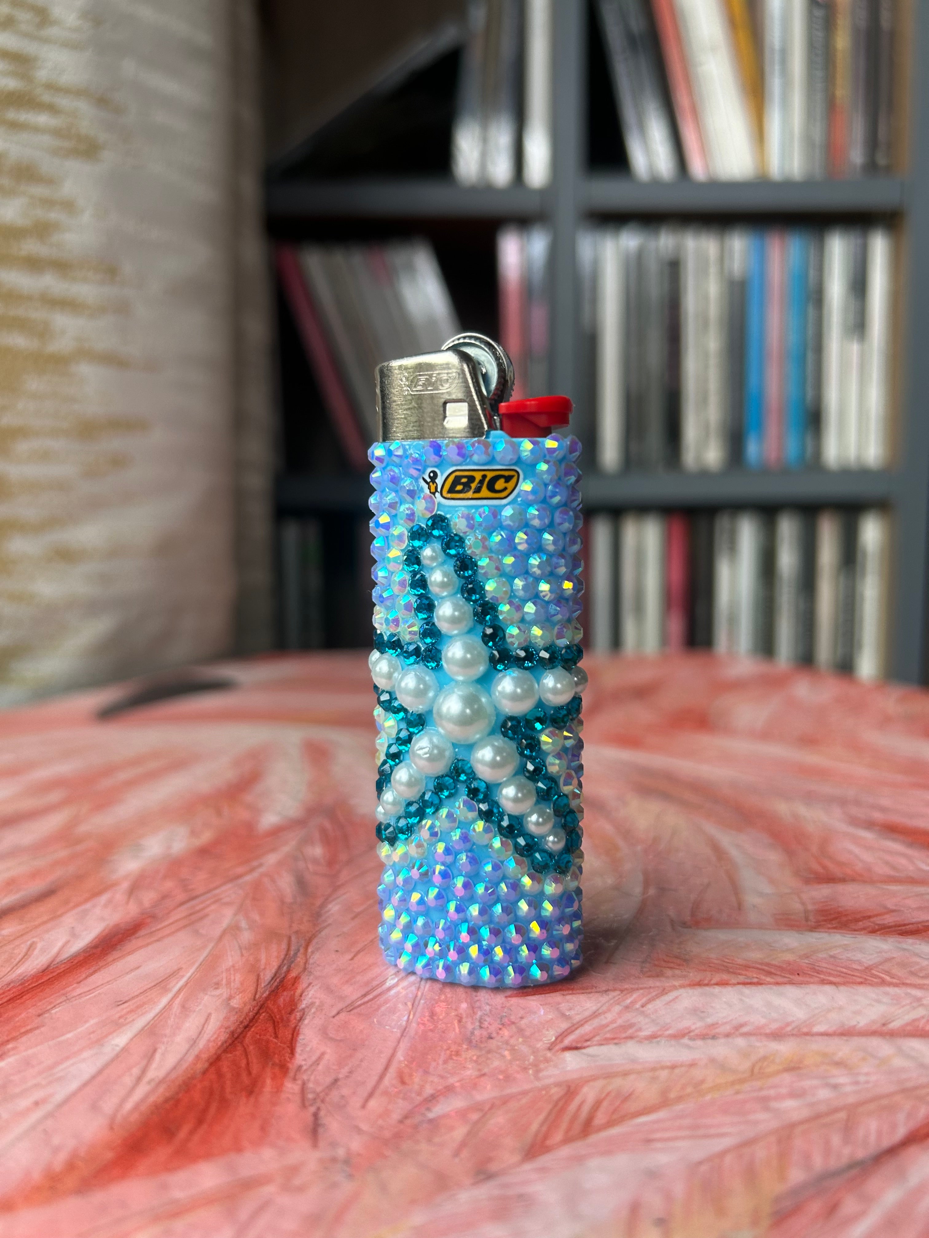 Blue Starfish BIC Lighter