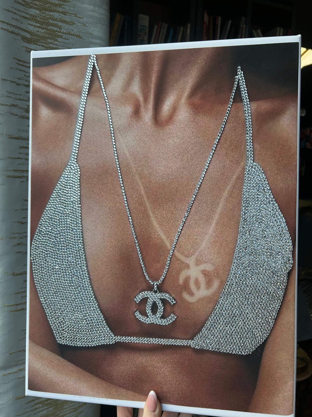 Silver Bikini Top PRE DONE