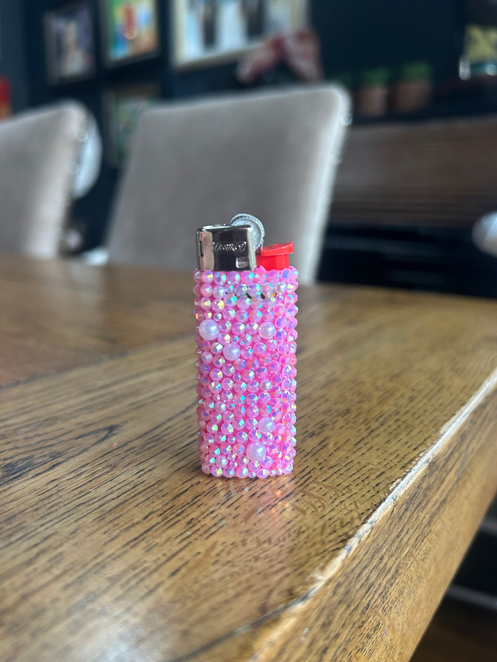 Pink BIC Mini Lighter