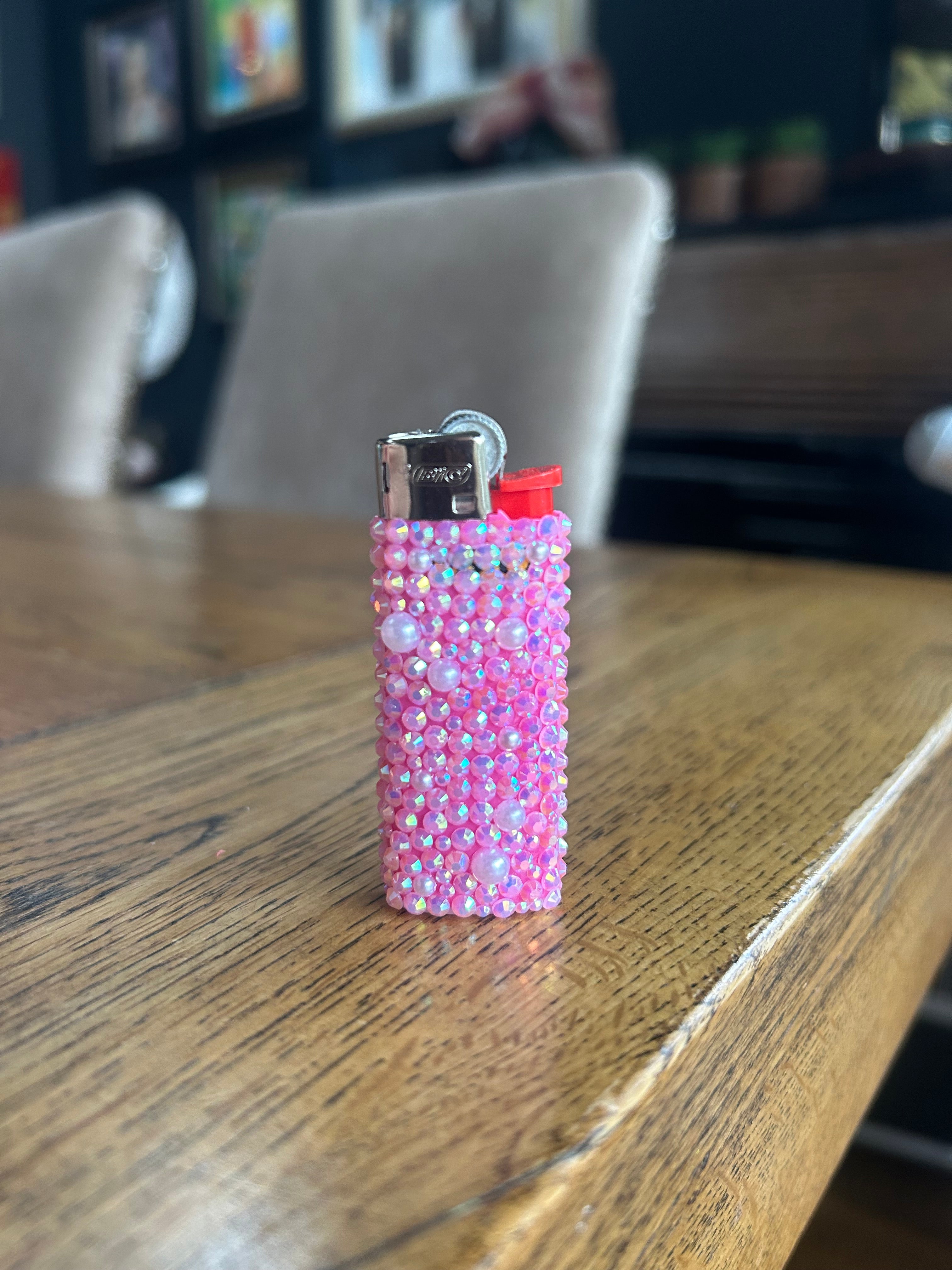 Pink BIC Mini Lighter