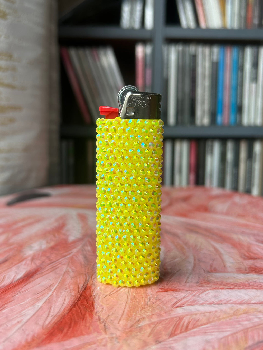 Yellow BIC Lighter