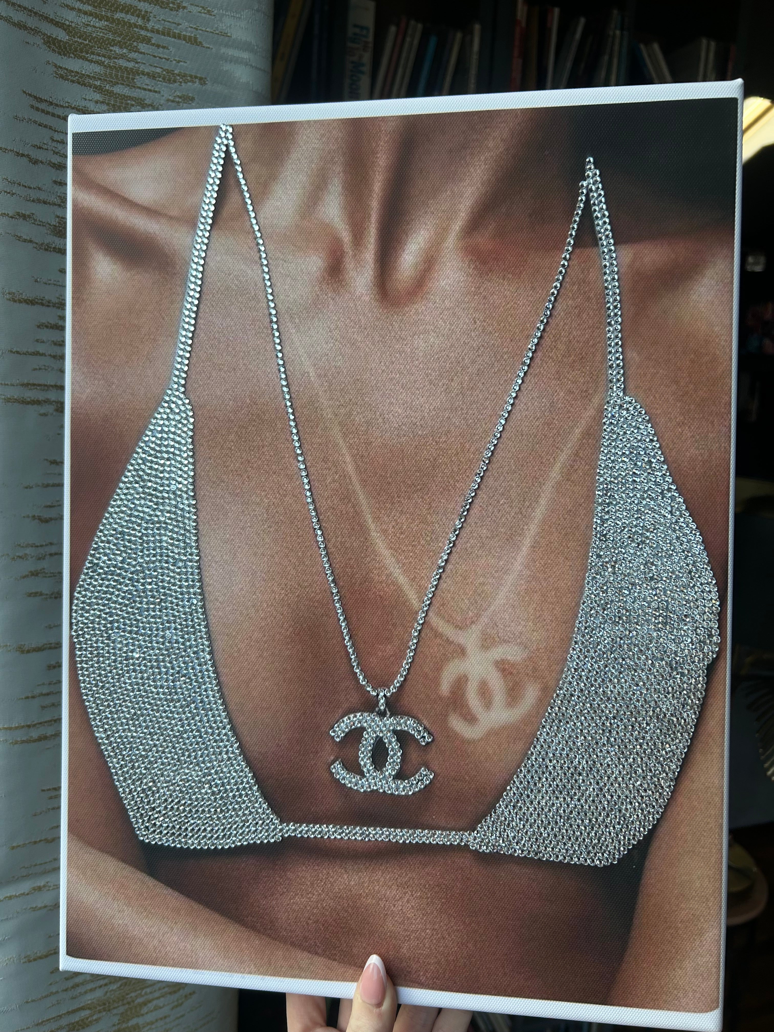 Silver Bikini Top PRE DONE