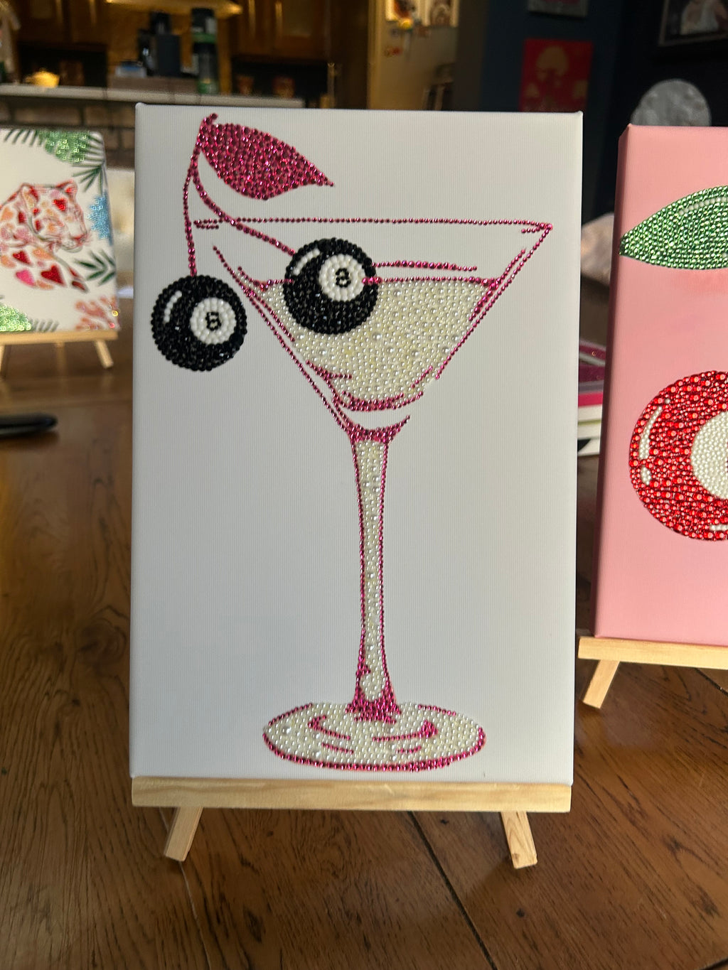 Pink 8 Ball Martini PRE DONE