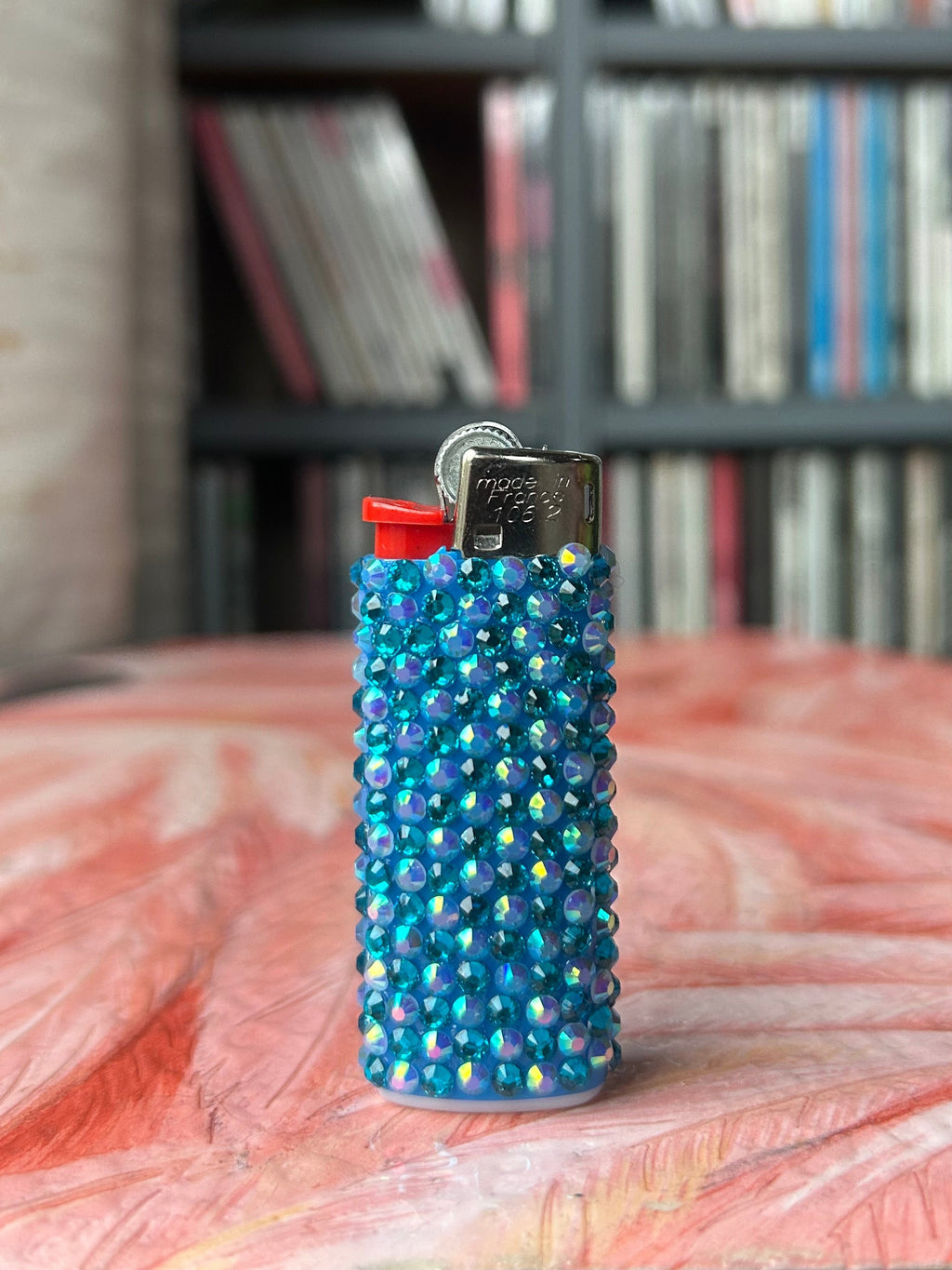 Blue Mini BIC Lighter