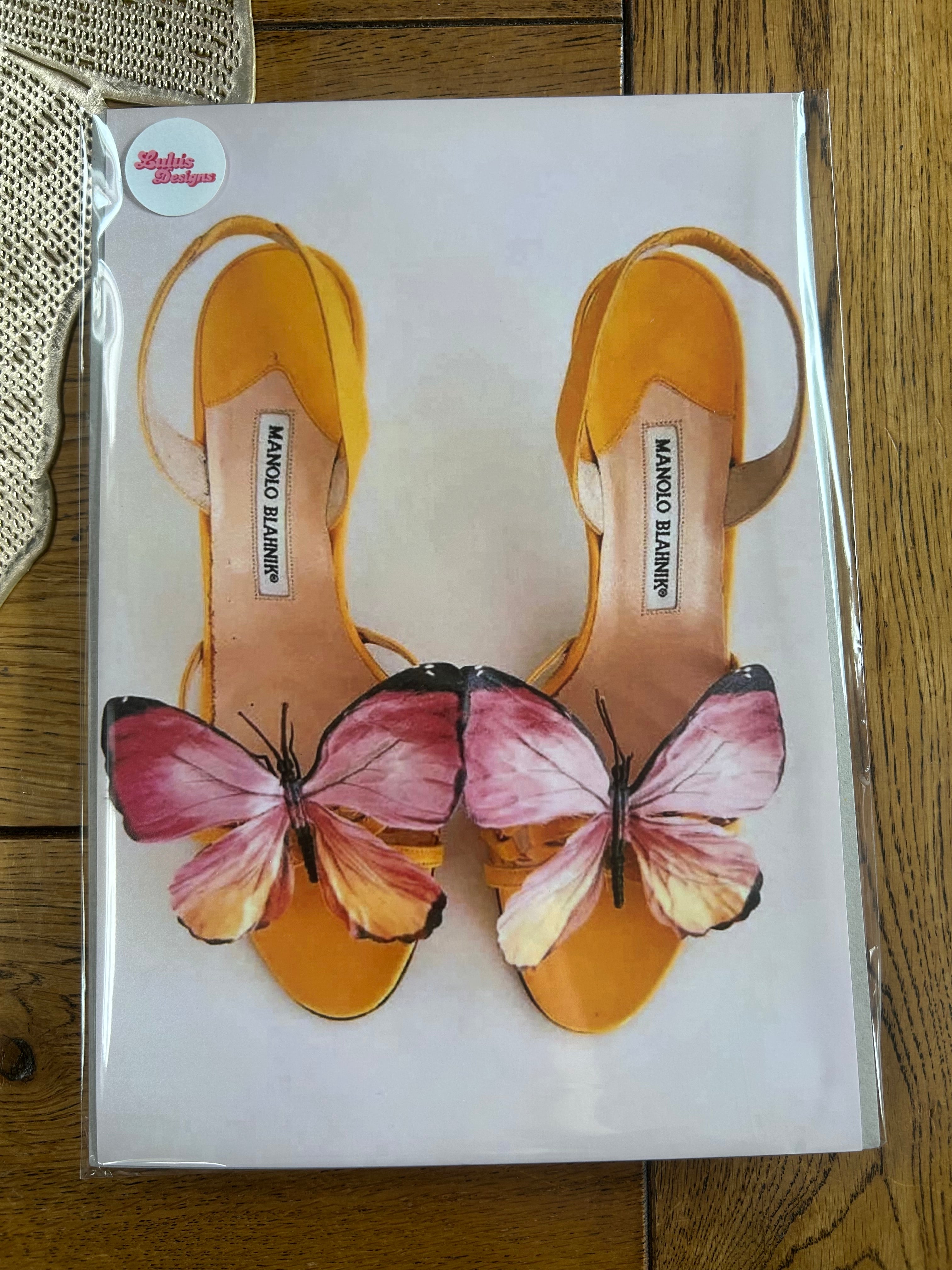 Butterfly Heels Poster KIT