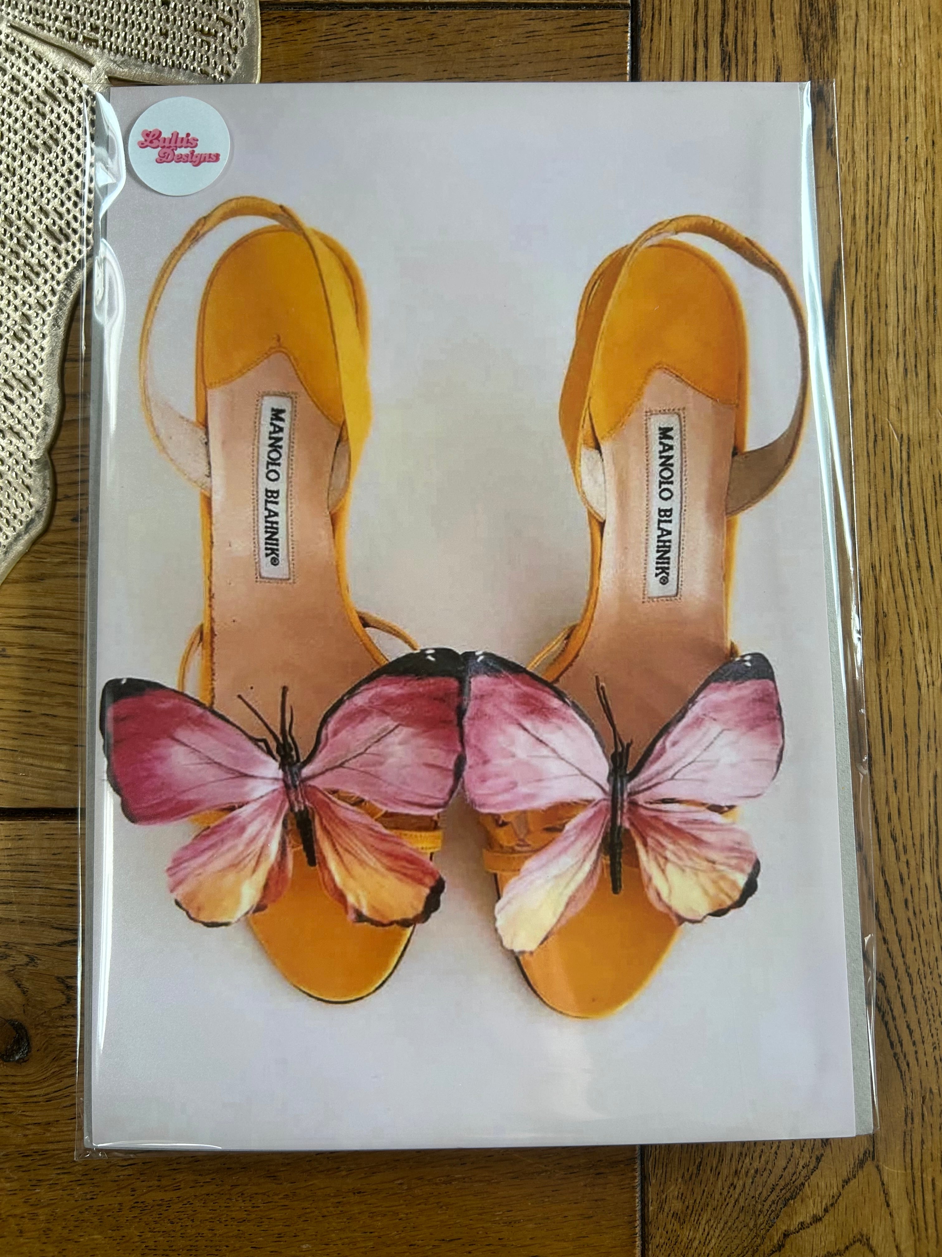 Butterfly Heels Poster KIT