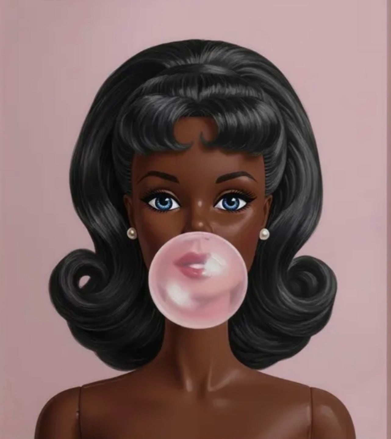 Black Barbie poster Kit