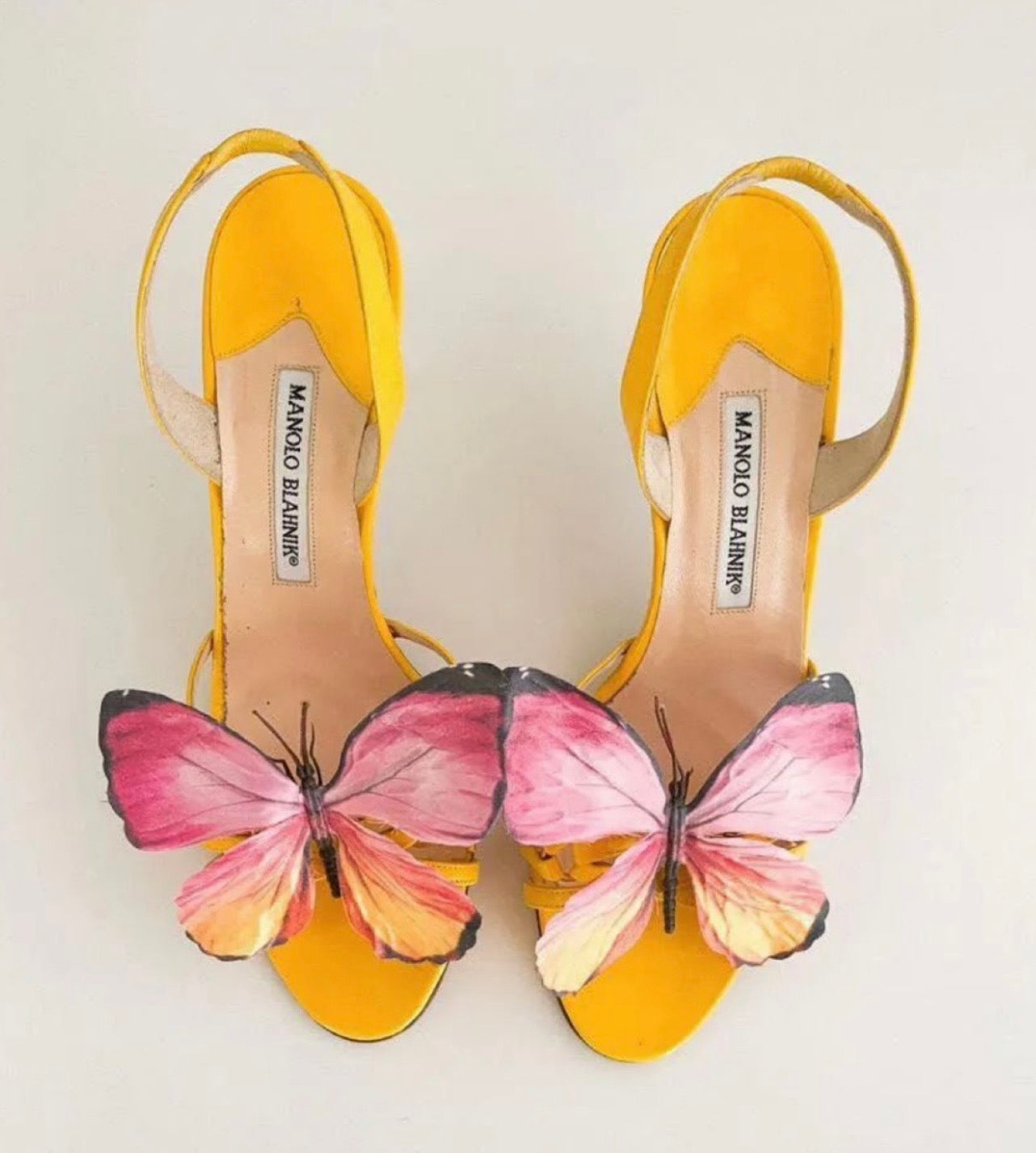 Orange Butterfly Heels KIT