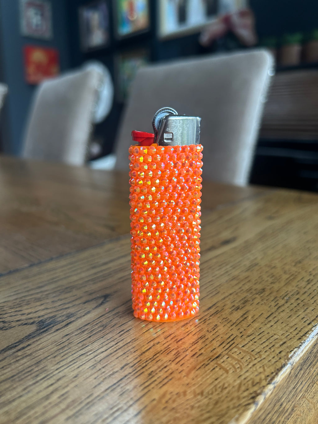Orange BIC Lighter