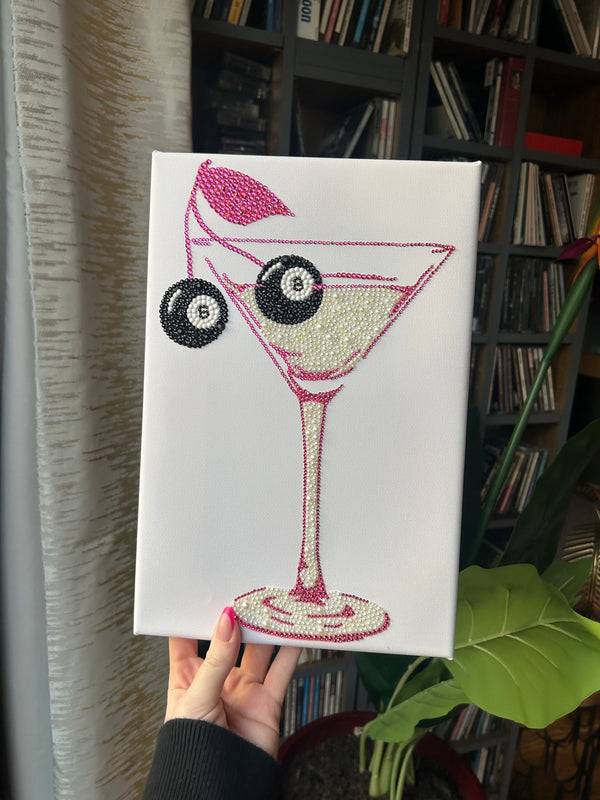 Pink 8 Ball Martini PRE DONE